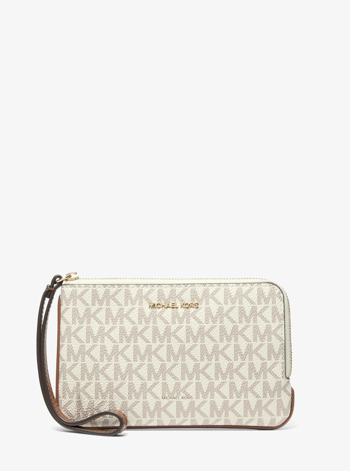 Jet Set Travel Small Signature Logo Wristlet